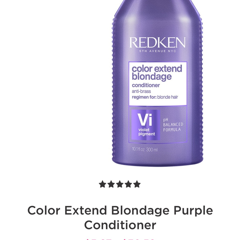 Redken Color Extend Blondage Purple Conditioner 16.9 oz Pro size bottle